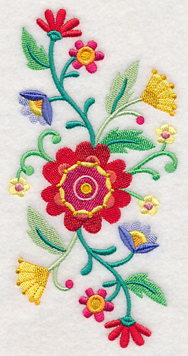 Blossoming Bohemian Flowers Spray