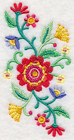 Blossoming Bohemian Flowers Spray