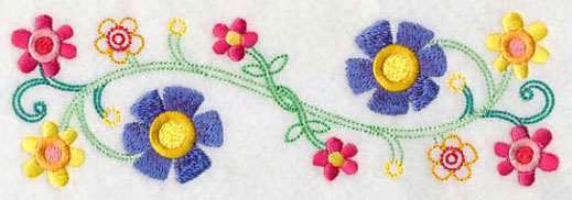 Bohemian Rhapsody Flower Border (Vintage)