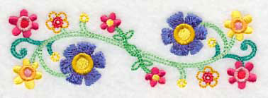 Bohemian Rhapsody Flower Border (Vintage)