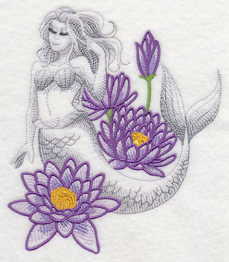 Floral Fantasy Mermaid