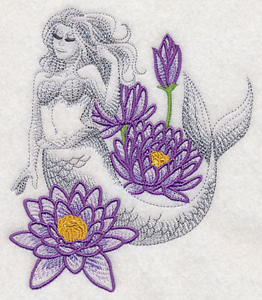 Floral Fantasy Mermaid