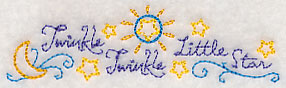 Twinkle Twinkle Little Star Border (Vintage)