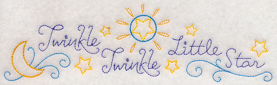 Twinkle Twinkle Little Star Border (Vintage)
