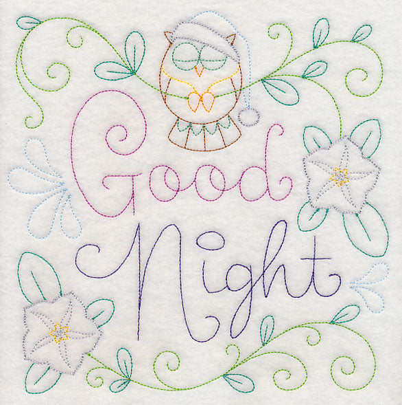 Good Night Square (Vintage)