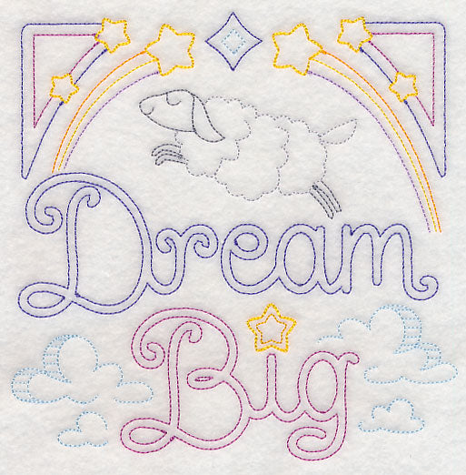 Dream Big Square (Vintage)