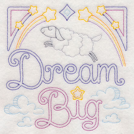 Dream Big Square (Vintage)
