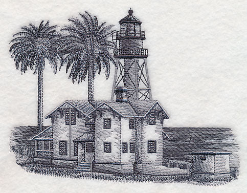 New Point Loma Lighthouse Sketch (California)