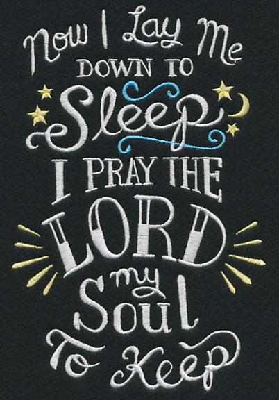 Now I Lay Me Down To Sleep