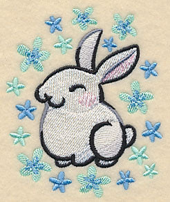 Bunny in Asian Watercolor