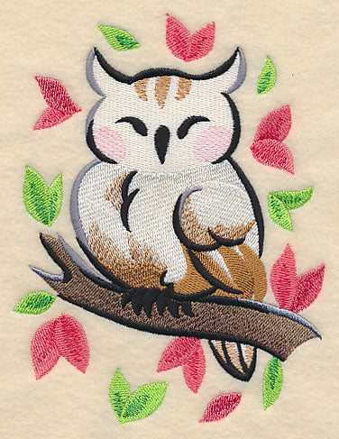 Owl in Asian Watercolor