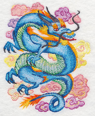 Dragon in Watercolor