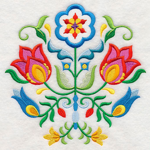 Swedish Folk Art - Flowers