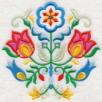 Swedish Folk Art - Flowers