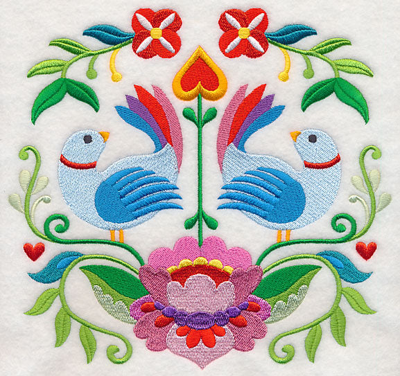 Swedish Folk Art - Birds