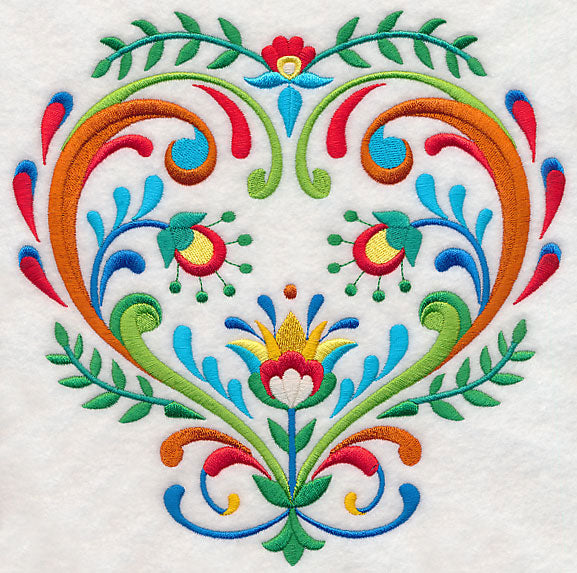 Folk Art Heart of Whimsy