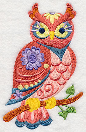 Flower Power Owl