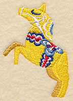 Dala Horse Stack - Bucking