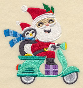 Santa on the Go Scooter