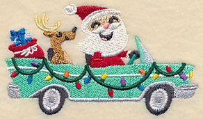 Santa on the Go Car