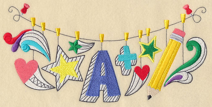 School Doodles Clothesline