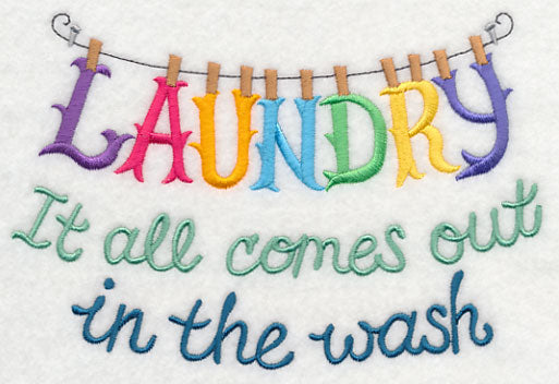 It All Comes Out in the Wash