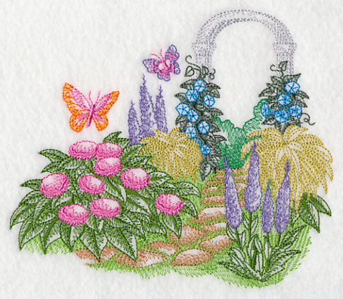 Garden Archway Serenity (Toile)