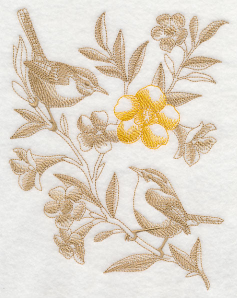 Jessamine and Wrens (Toile)