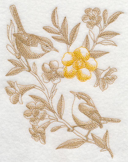 Jessamine and Wrens (Toile)