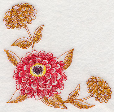 Zinnia Corner (Toile)