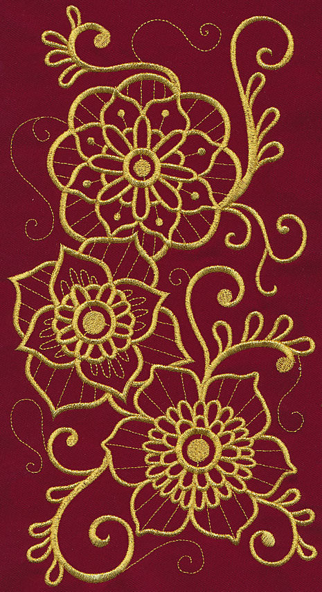 Mehndi Grace (Goldwork)