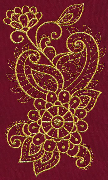 Mehndi Brilliance (Goldwork)