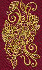 Mehndi Majesty (Goldwork)