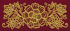 Mehndi Elegance (Goldwork)