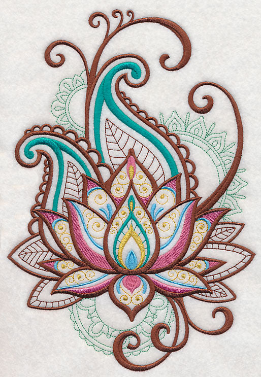 Mehndi Lotus Spray