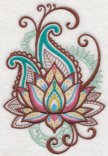 Mehndi Lotus Spray
