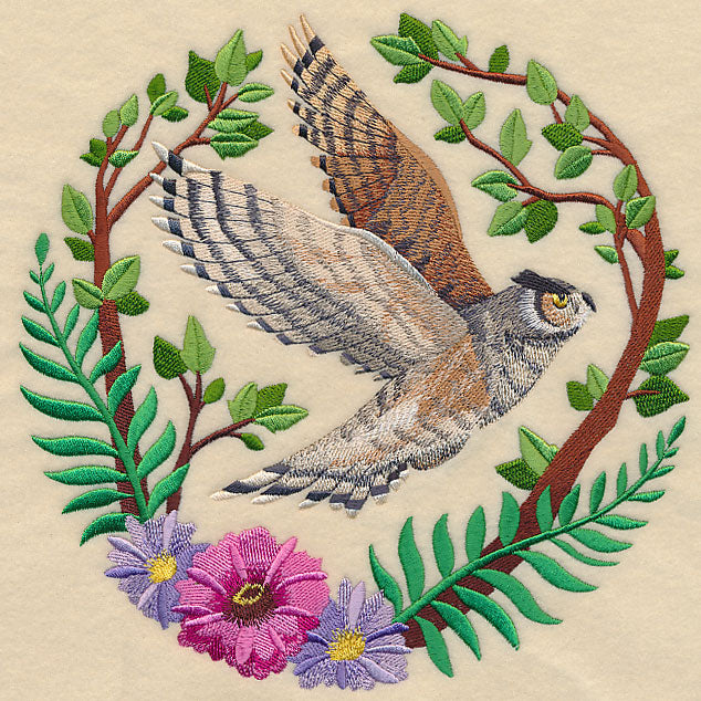 Great Horned Owl Scene