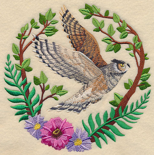 Great Horned Owl Scene