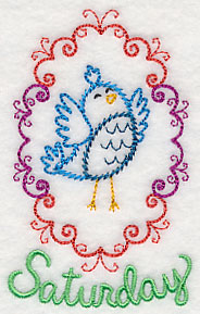 Woodland Cameo - Saturday Bluebird (Vintage)