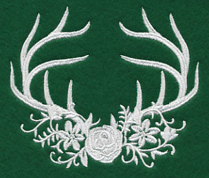 Woodland Whitework Antlers
