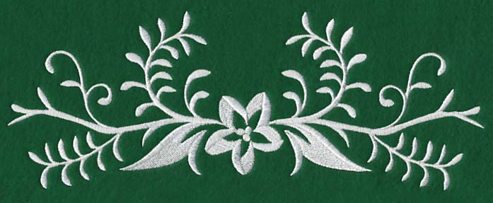 Woodland Whitework Border