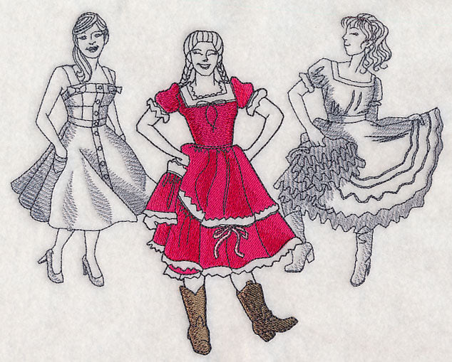 Square Dancing Fashion Plate - Female