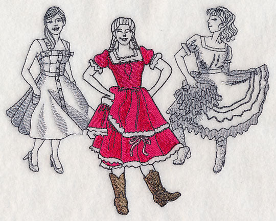 Square Dancing Fashion Plate - Female