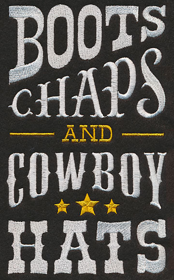 Boots, Chaps, and Cowboy Hats