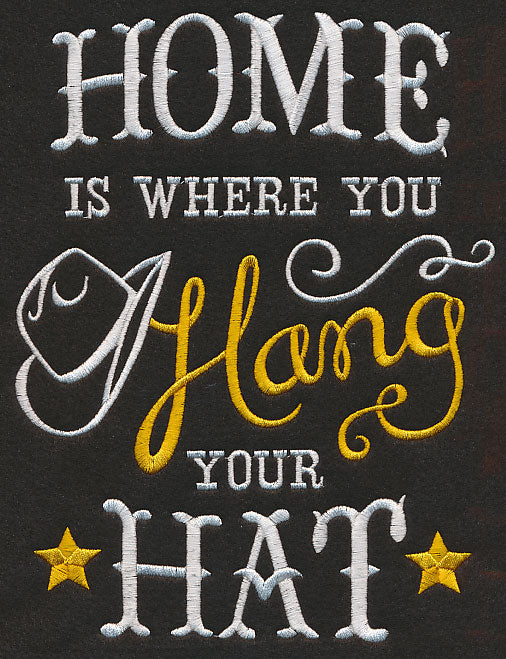 Home is Where You Hang Your Hat