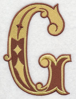 Western Letter G (5 inch)