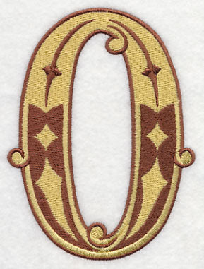 Western Letter O (5 inch)