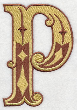 Western Letter P (5 inch)