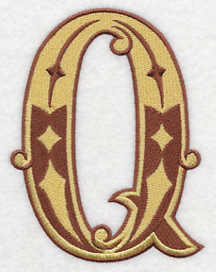 Western Letter Q (5 inch)
