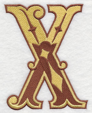 Western Letter X (5 inch)